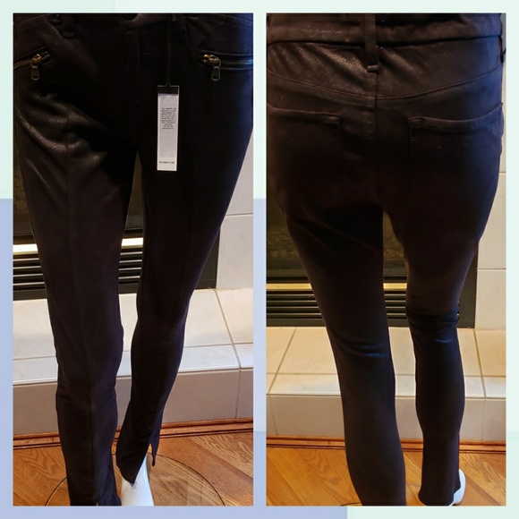 🆕️NWT William Rast Black Skinny Moto Jeans - Picture 2 of 8